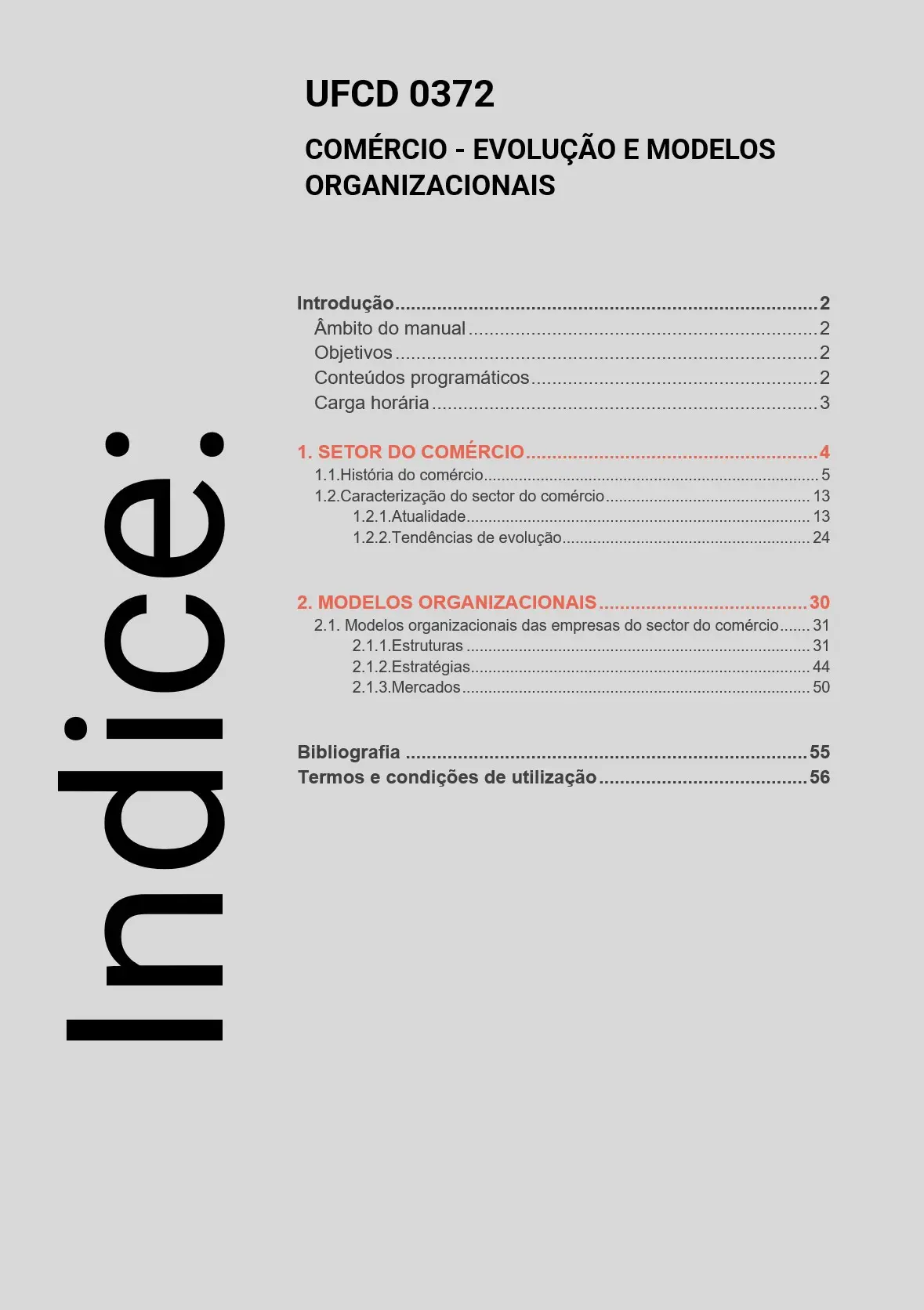 Índice UFCD 0372