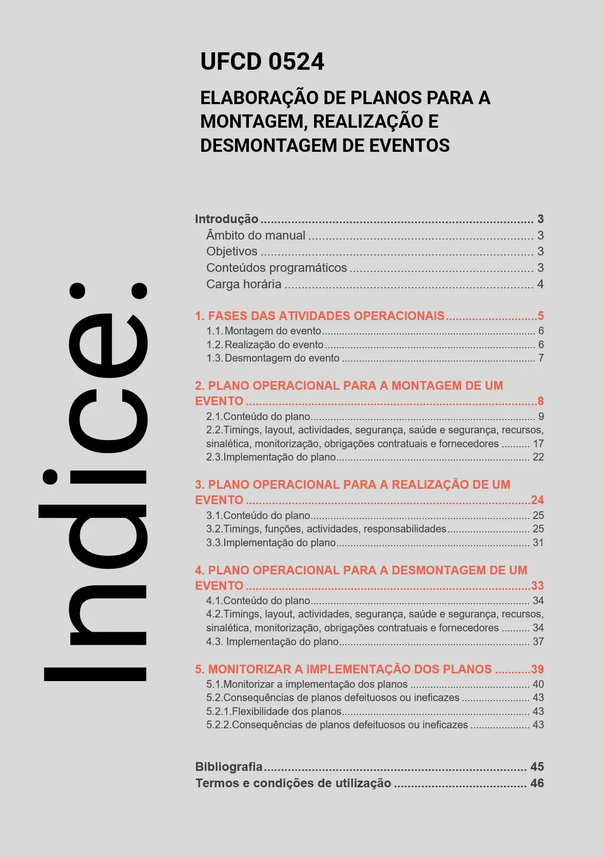 Índice UFCD 0524