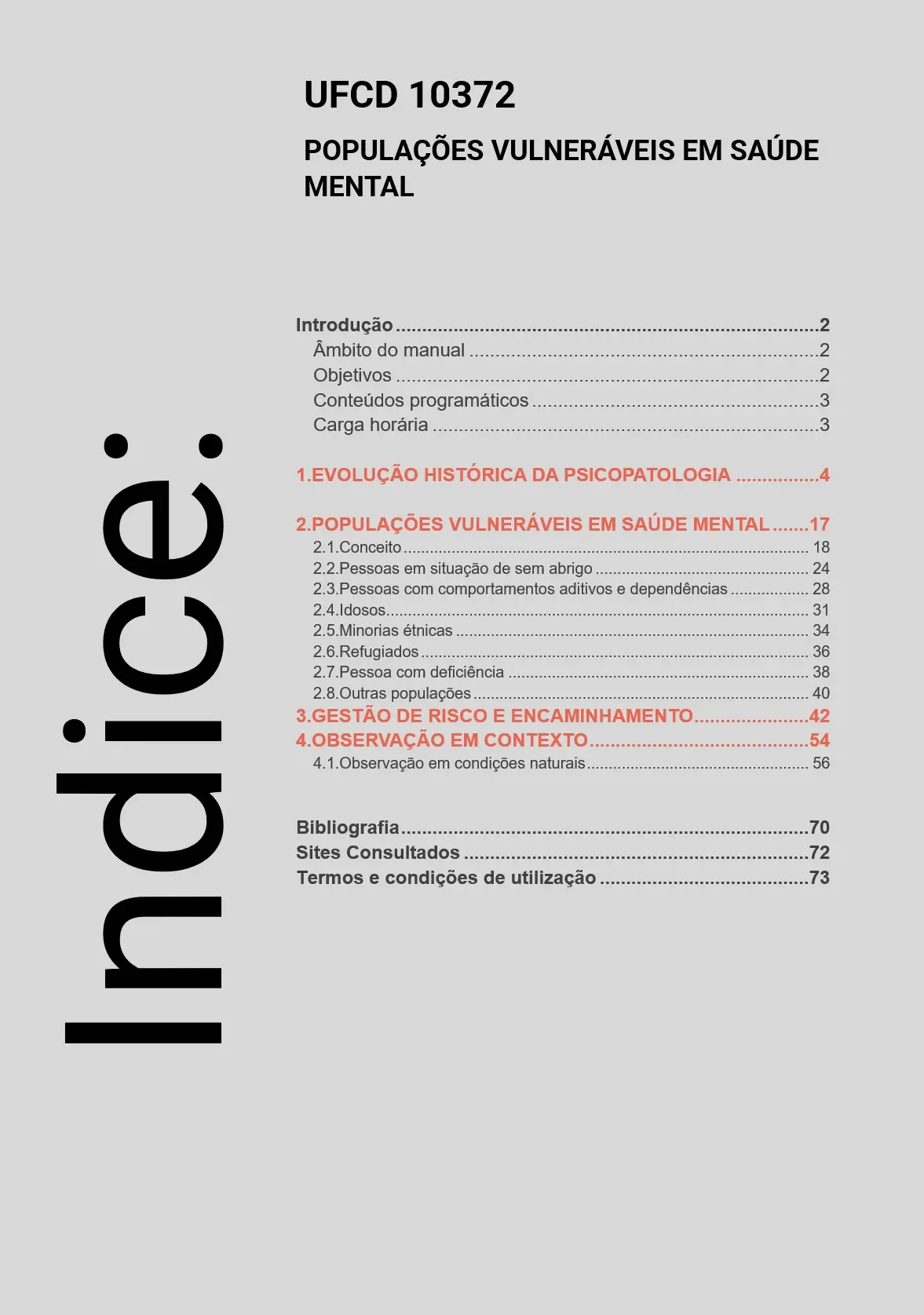 Índice UFCD 10372