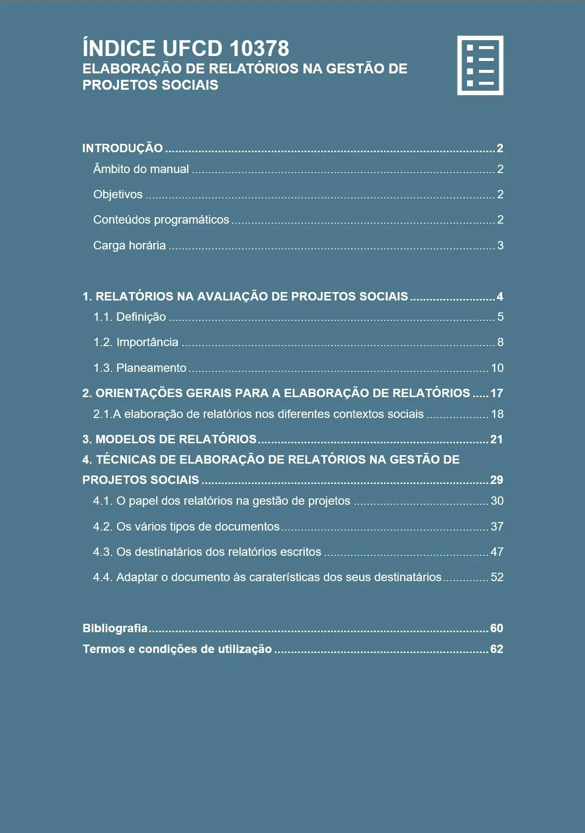Índice UFCD 10378