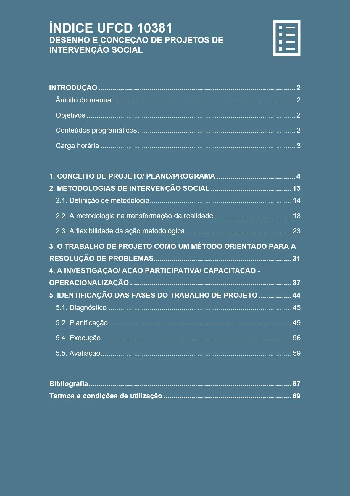 Índice UFCD 10381