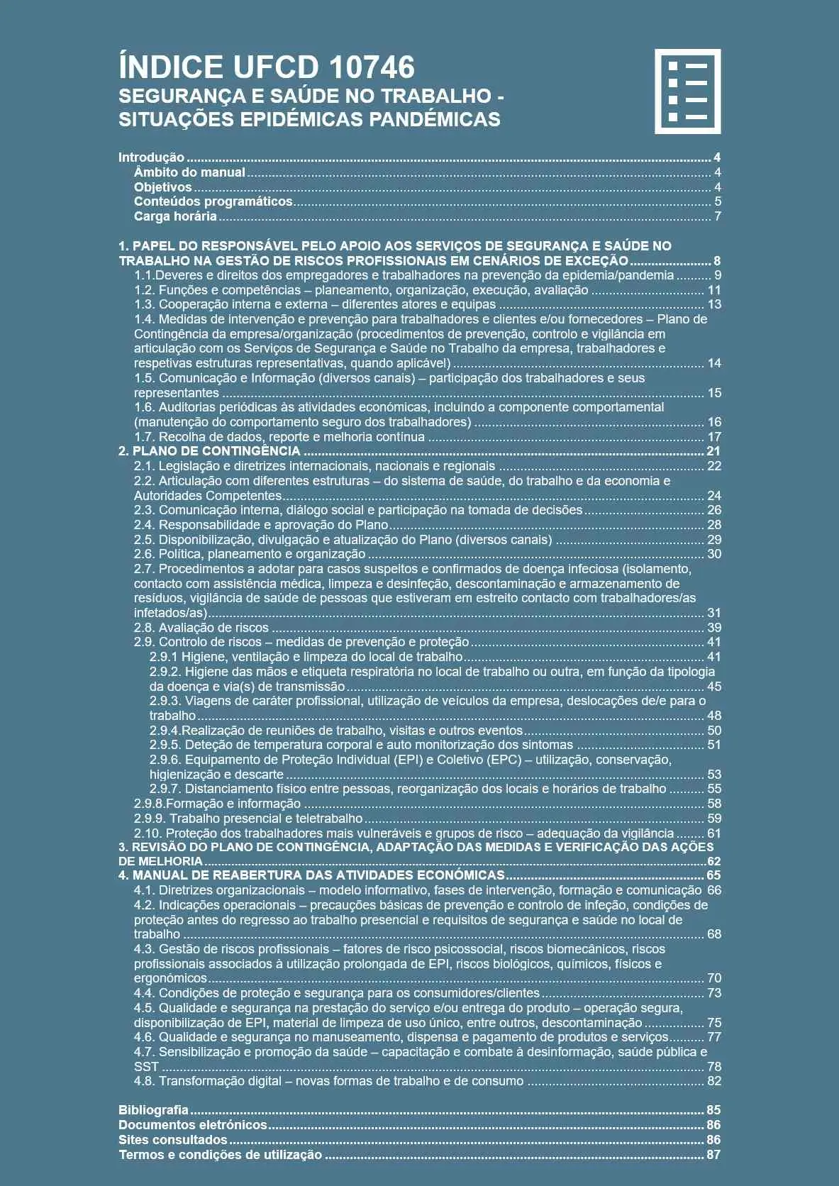 Índice UFCD 10746