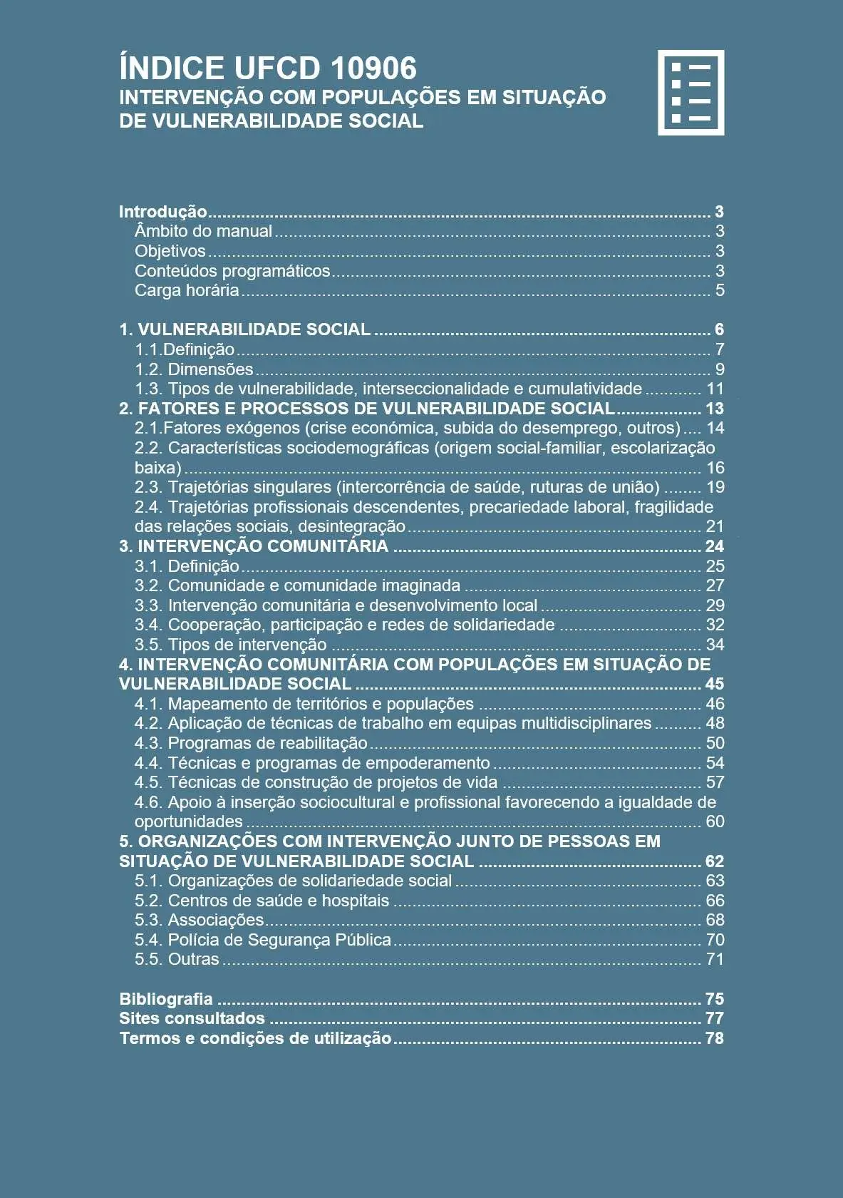 Índice UFCD 10906