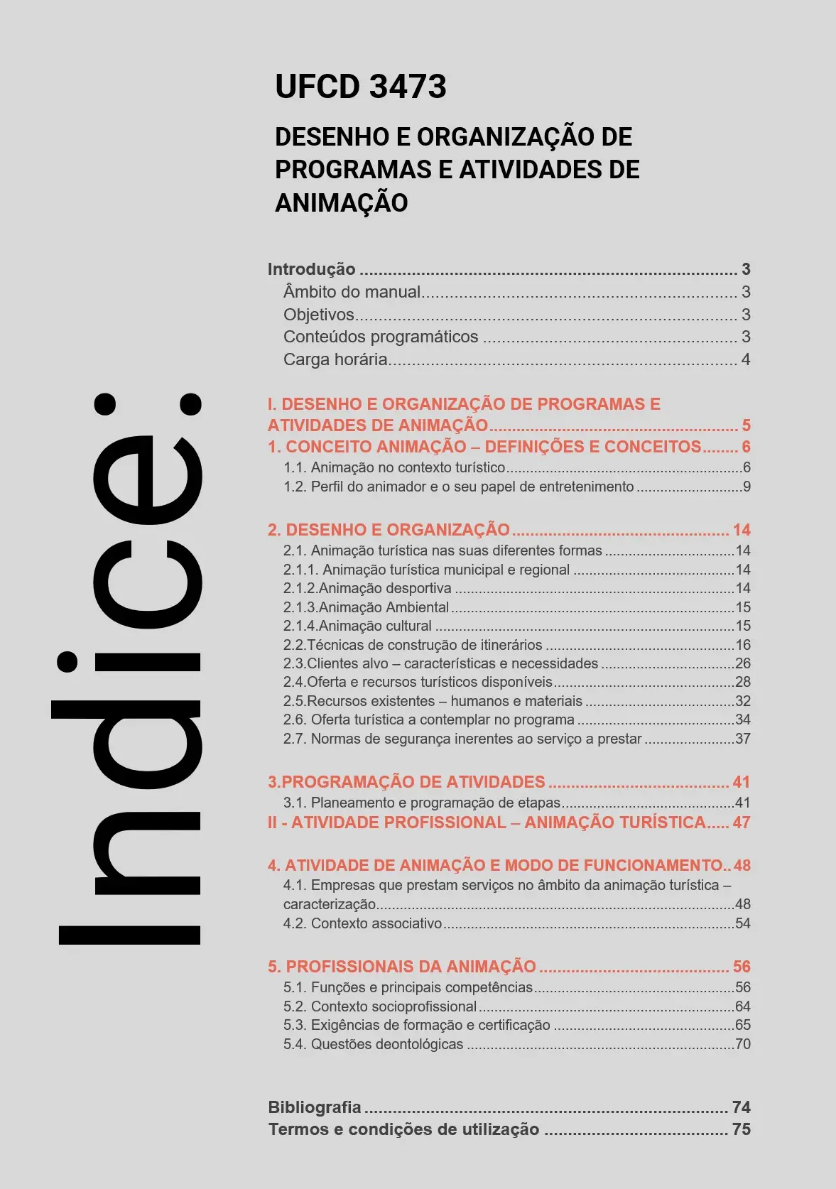 Índice UFCD 3473