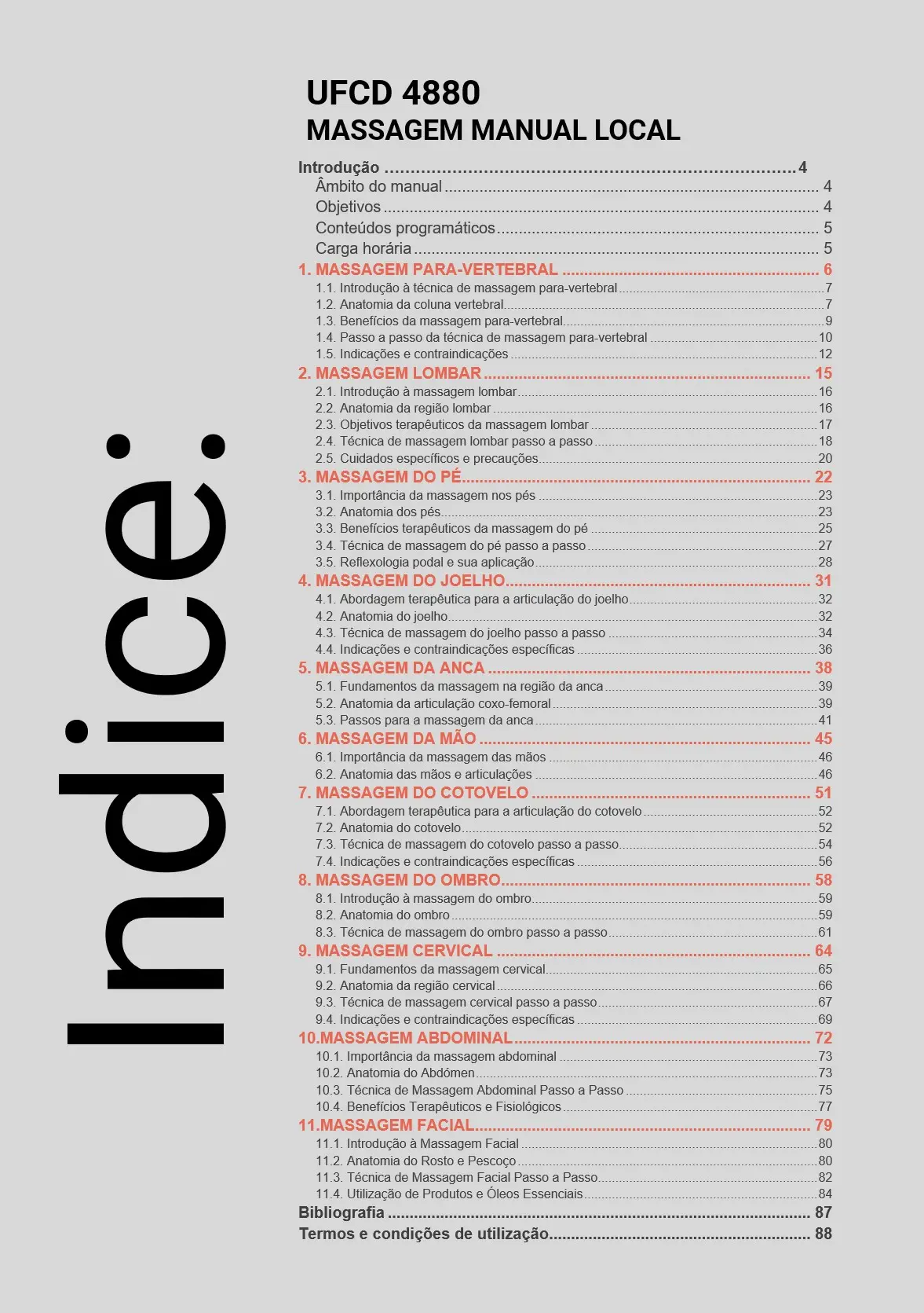 Índice UFCD 4880