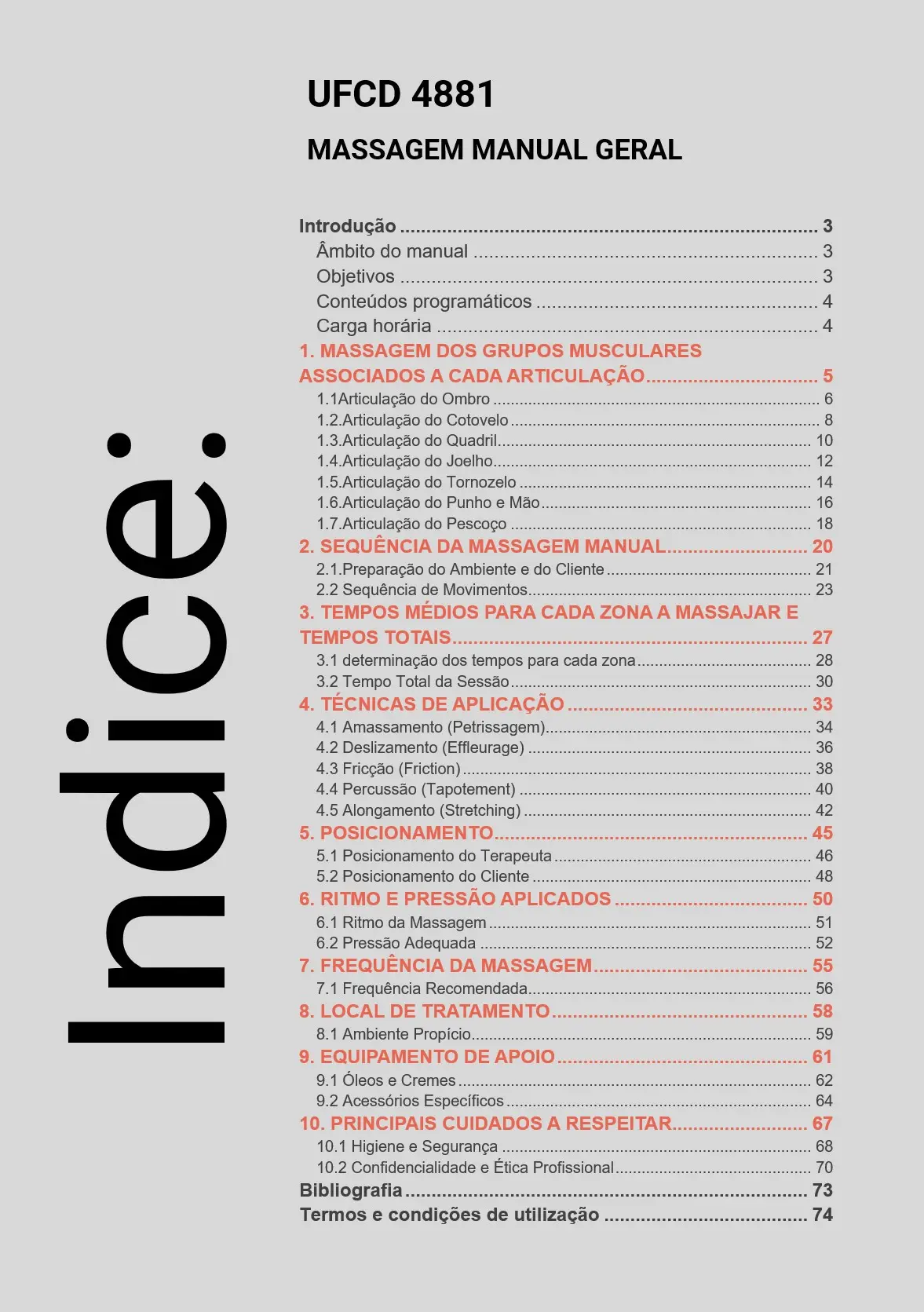 Índice UFCD 4881