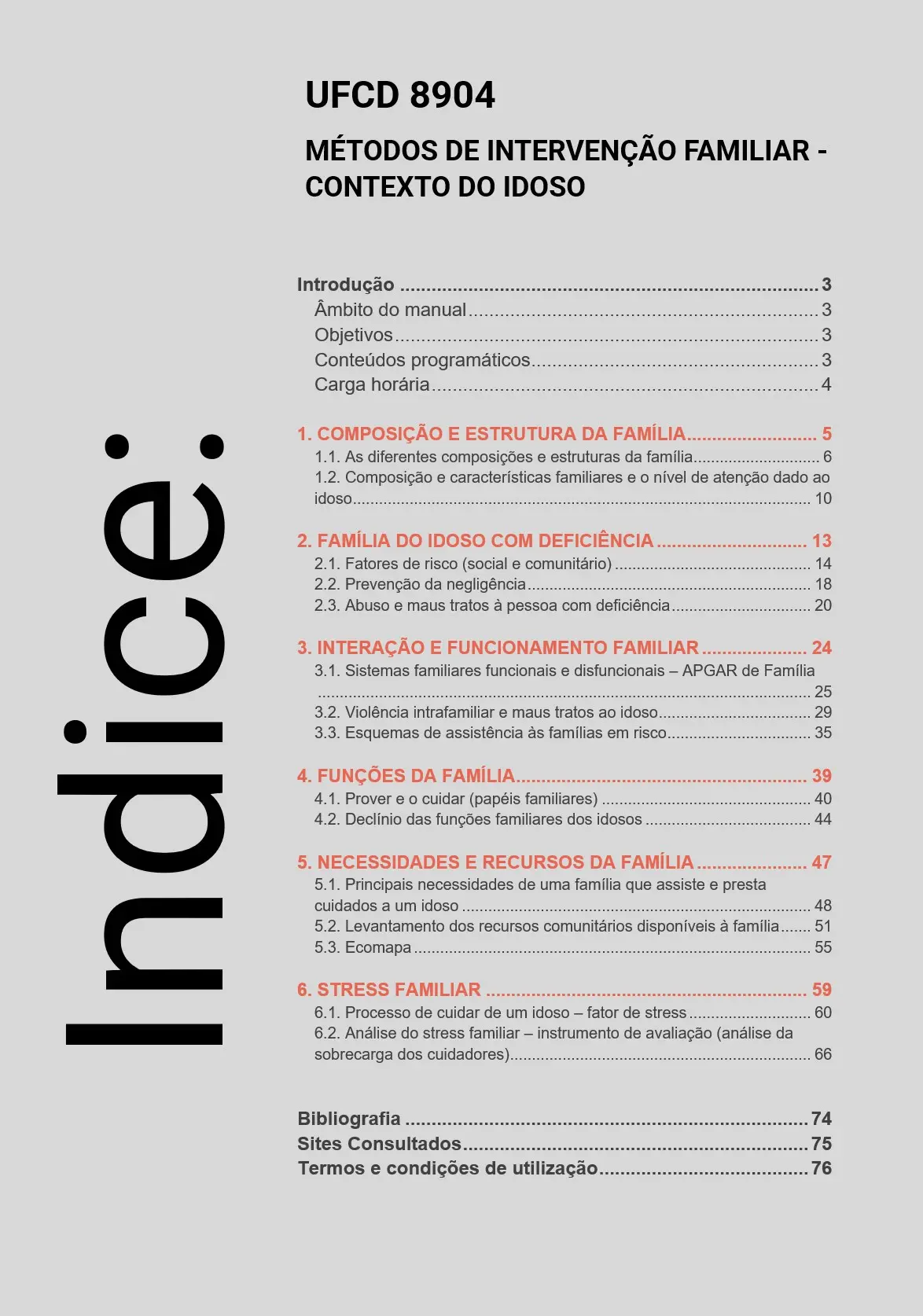 Índice UFCD 8904