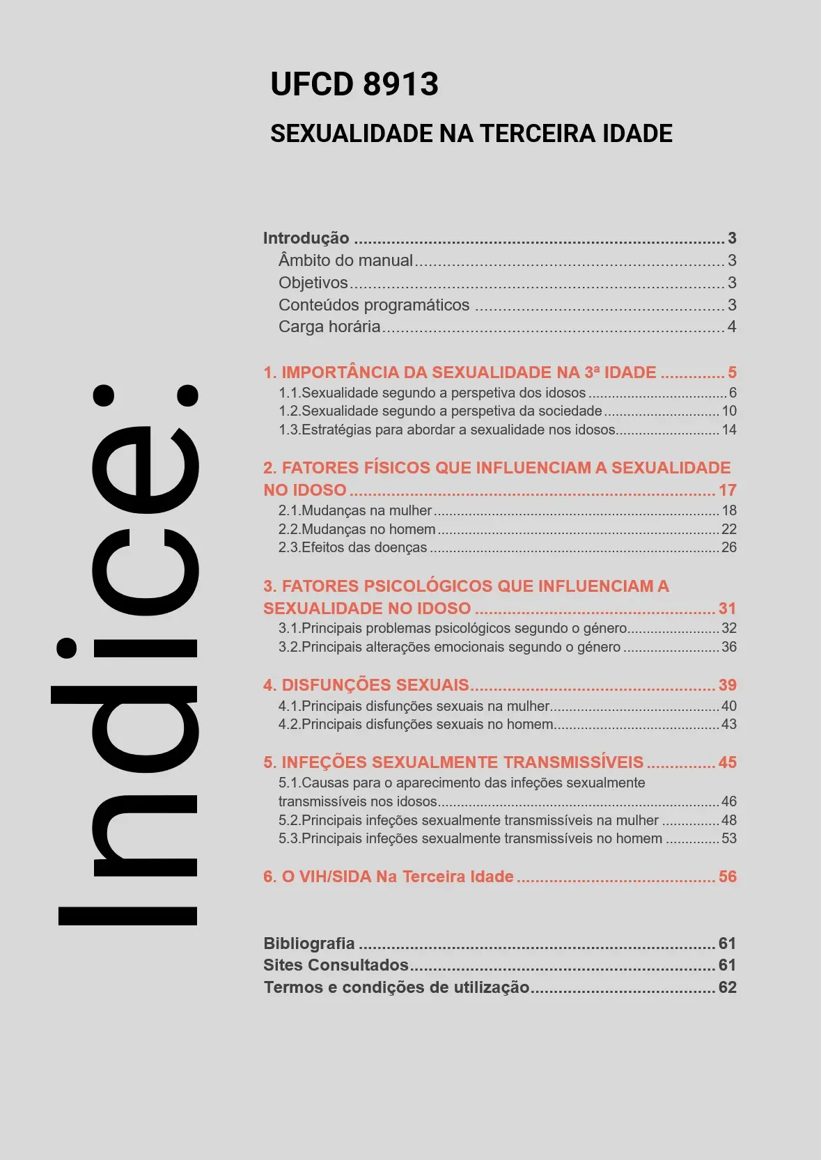 Índice UFCD 8913