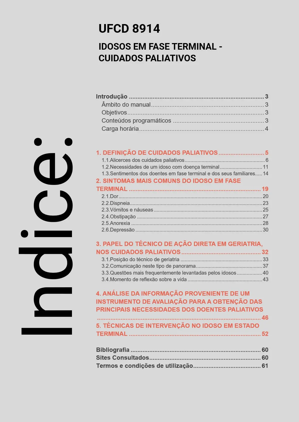 Índice UFCD 8914
